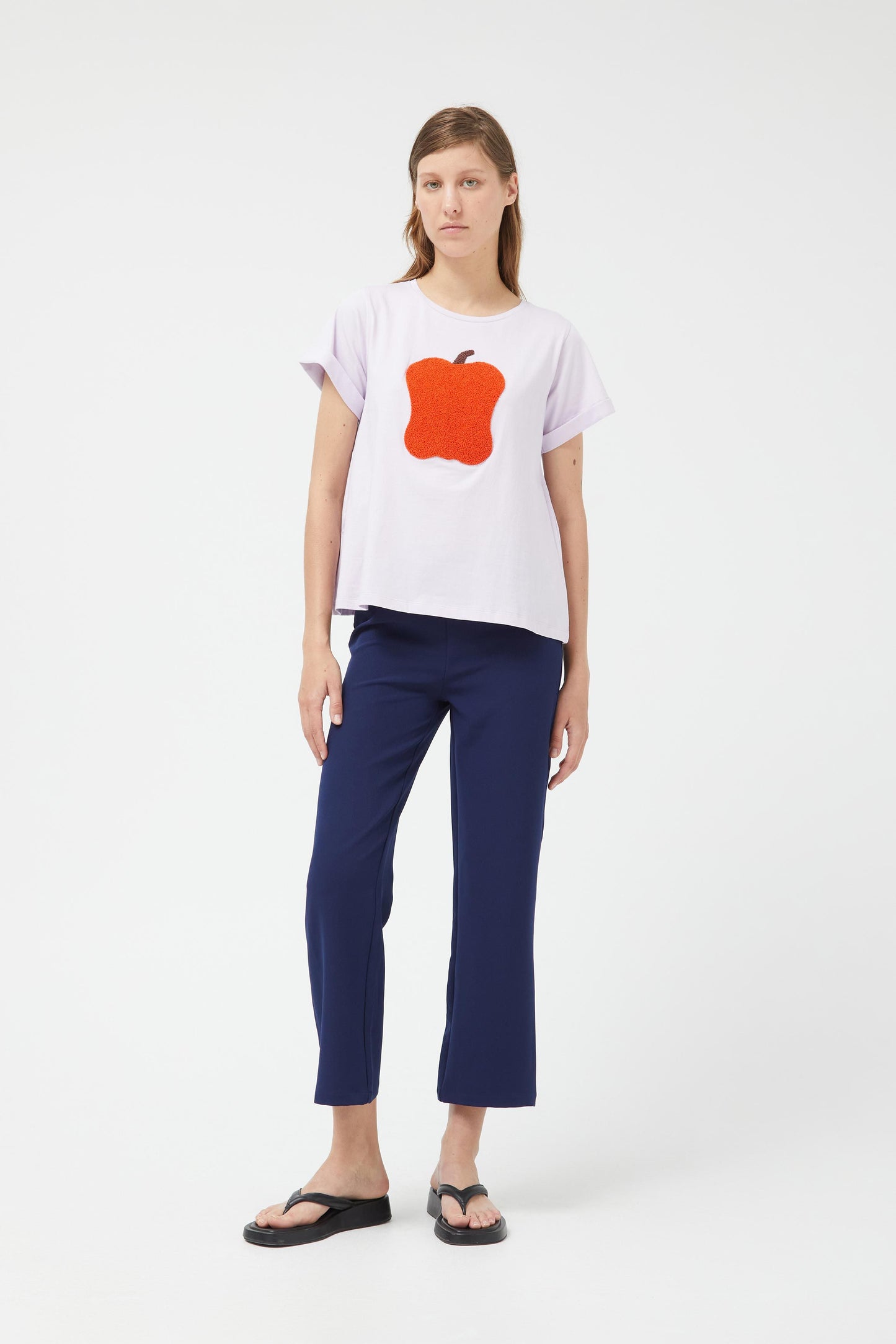 Lilac Pepper Print T-shirt