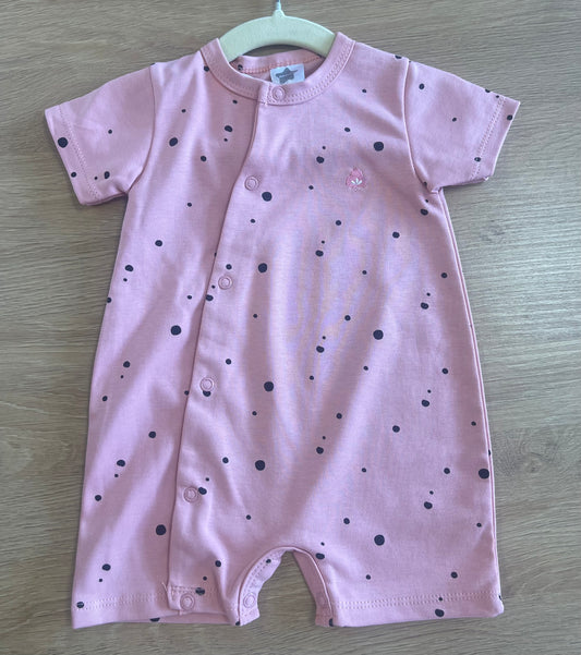 Pink Dot Romper