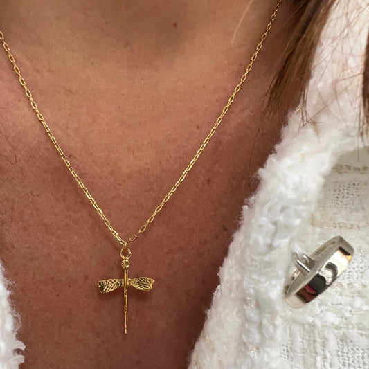 Mini Dragonfly Necklace