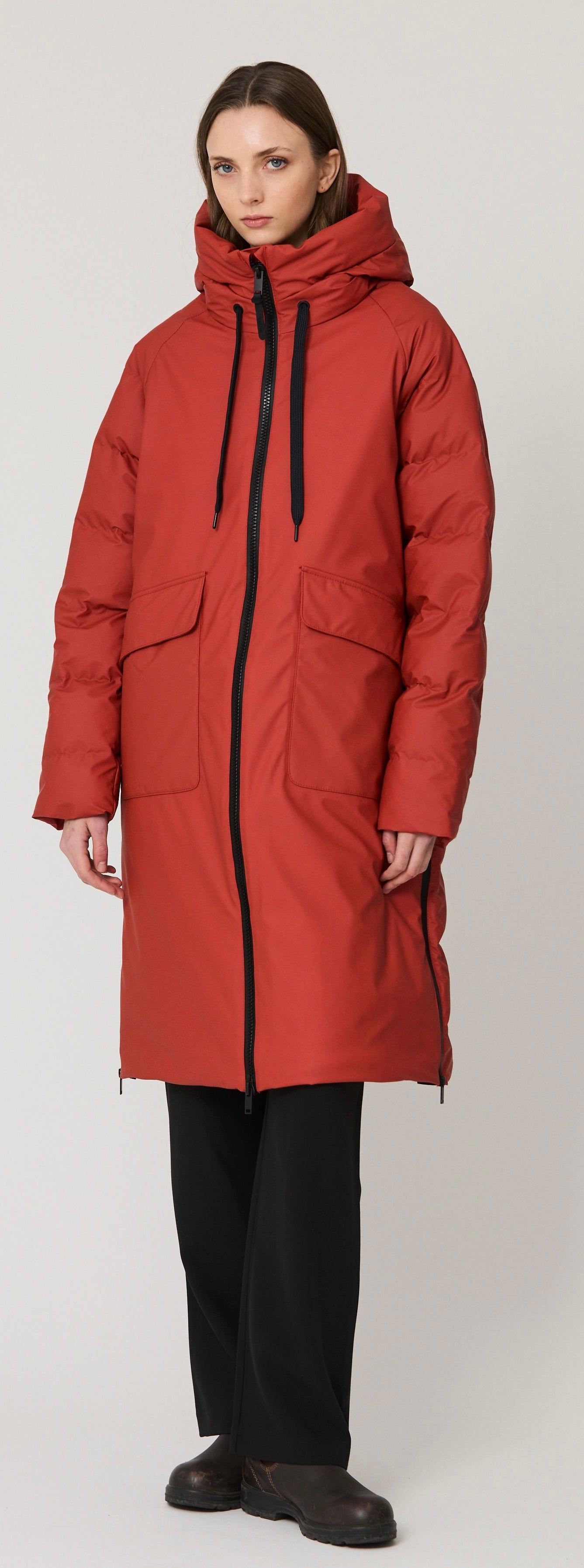 Rime Red Ochre Raincoat