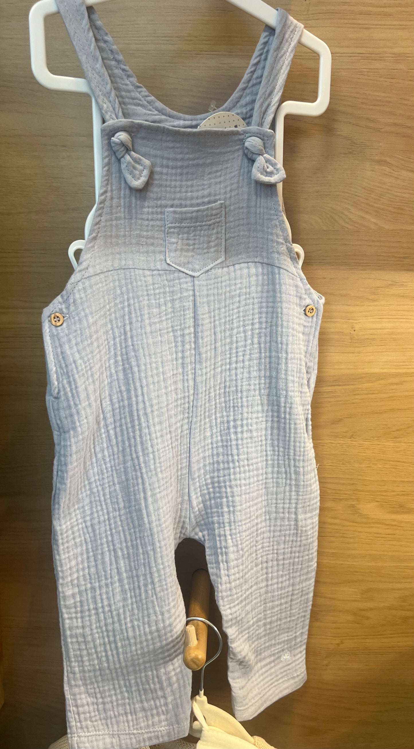 Kids Summer Overalls in Blue