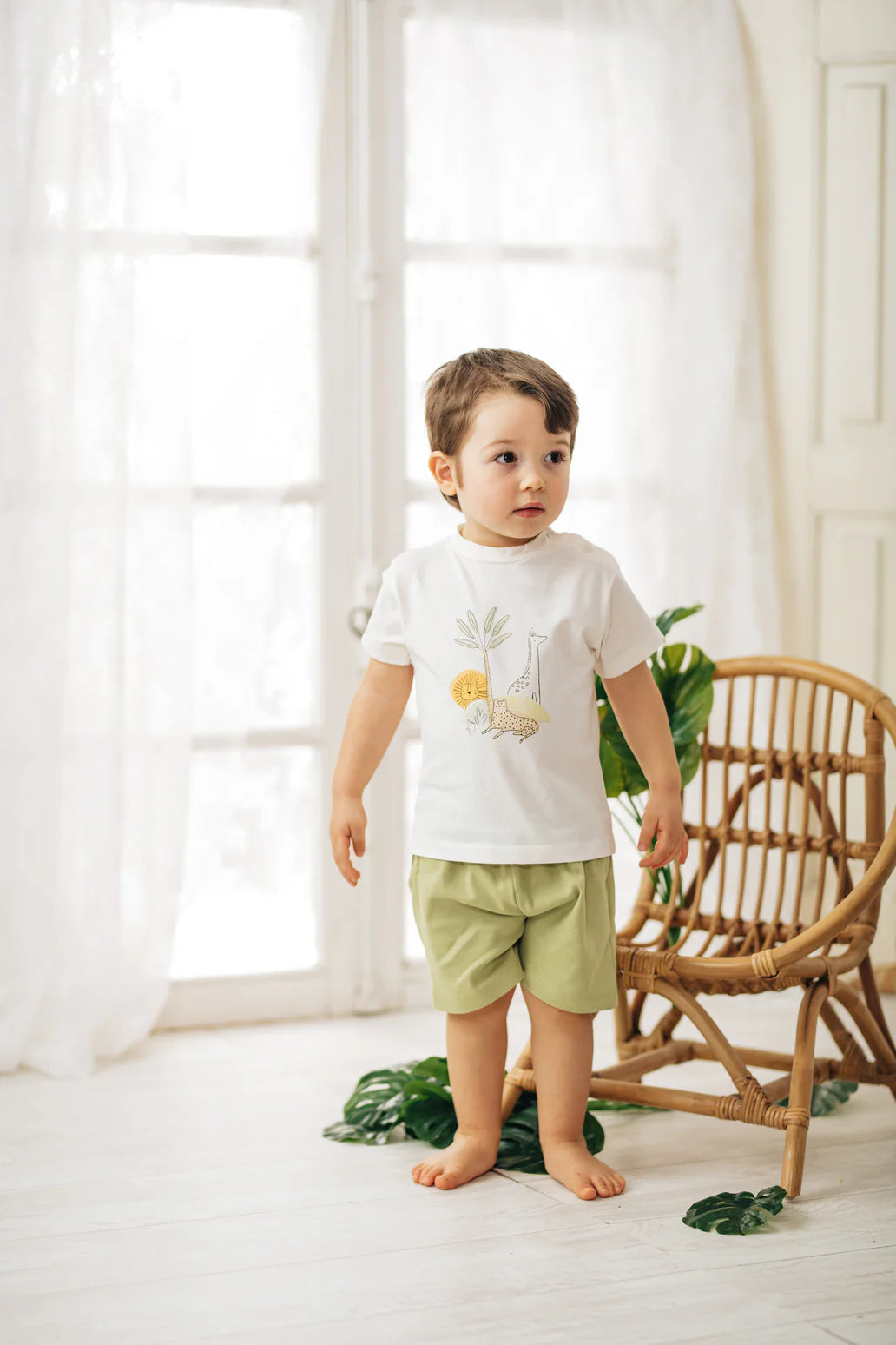 Safari T-shirt and shorts set