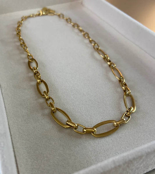 Gold Linked Necklace