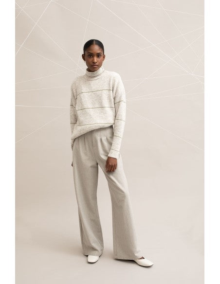 Mondego Grey Long Trousers