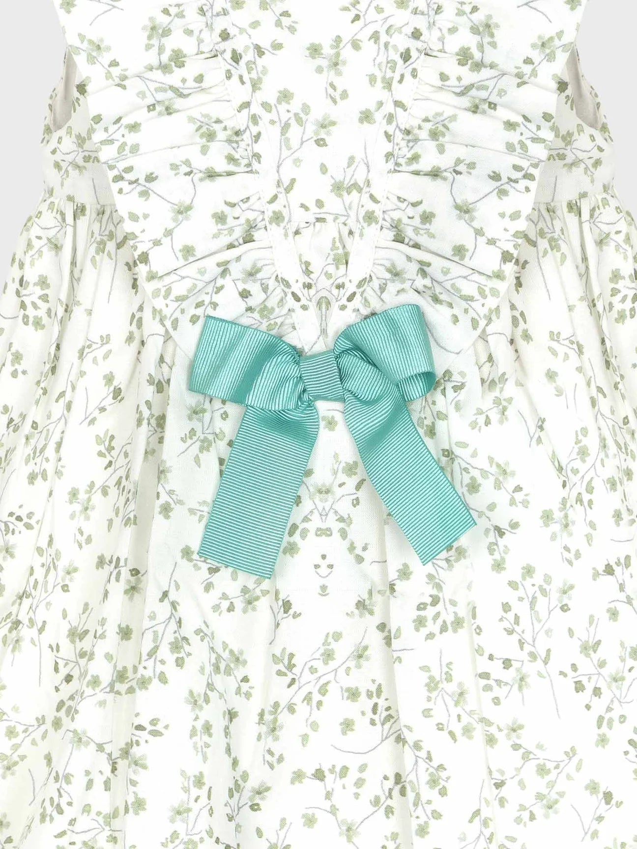 Floral Dress With Bow Detail