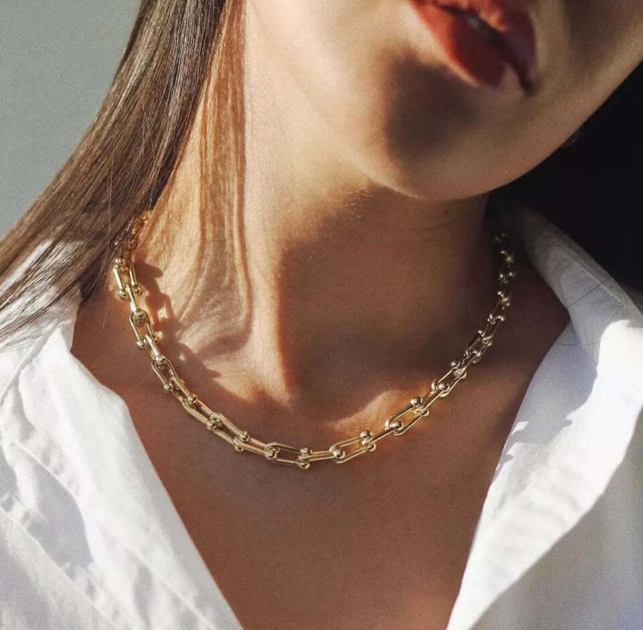 Linked Chain Necklace