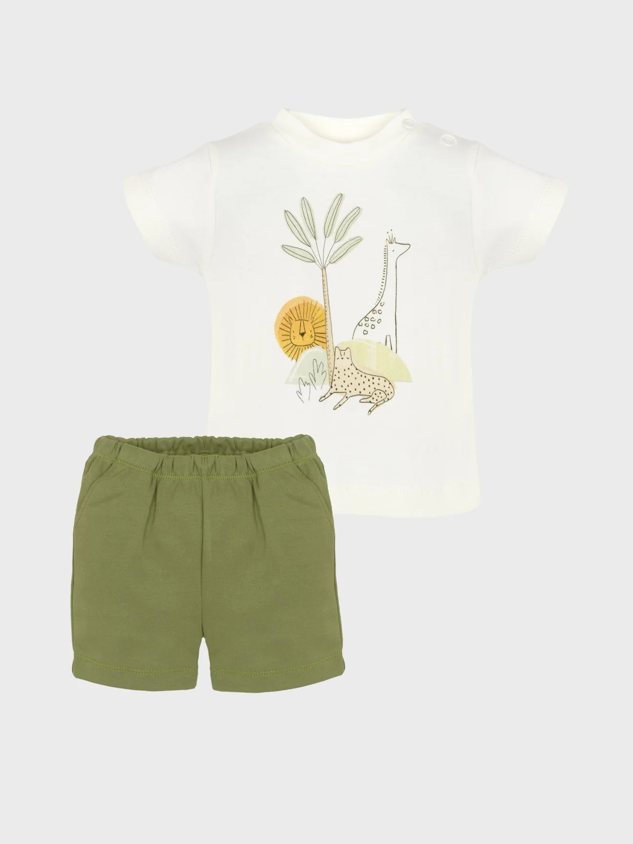 Safari T-shirt and shorts set