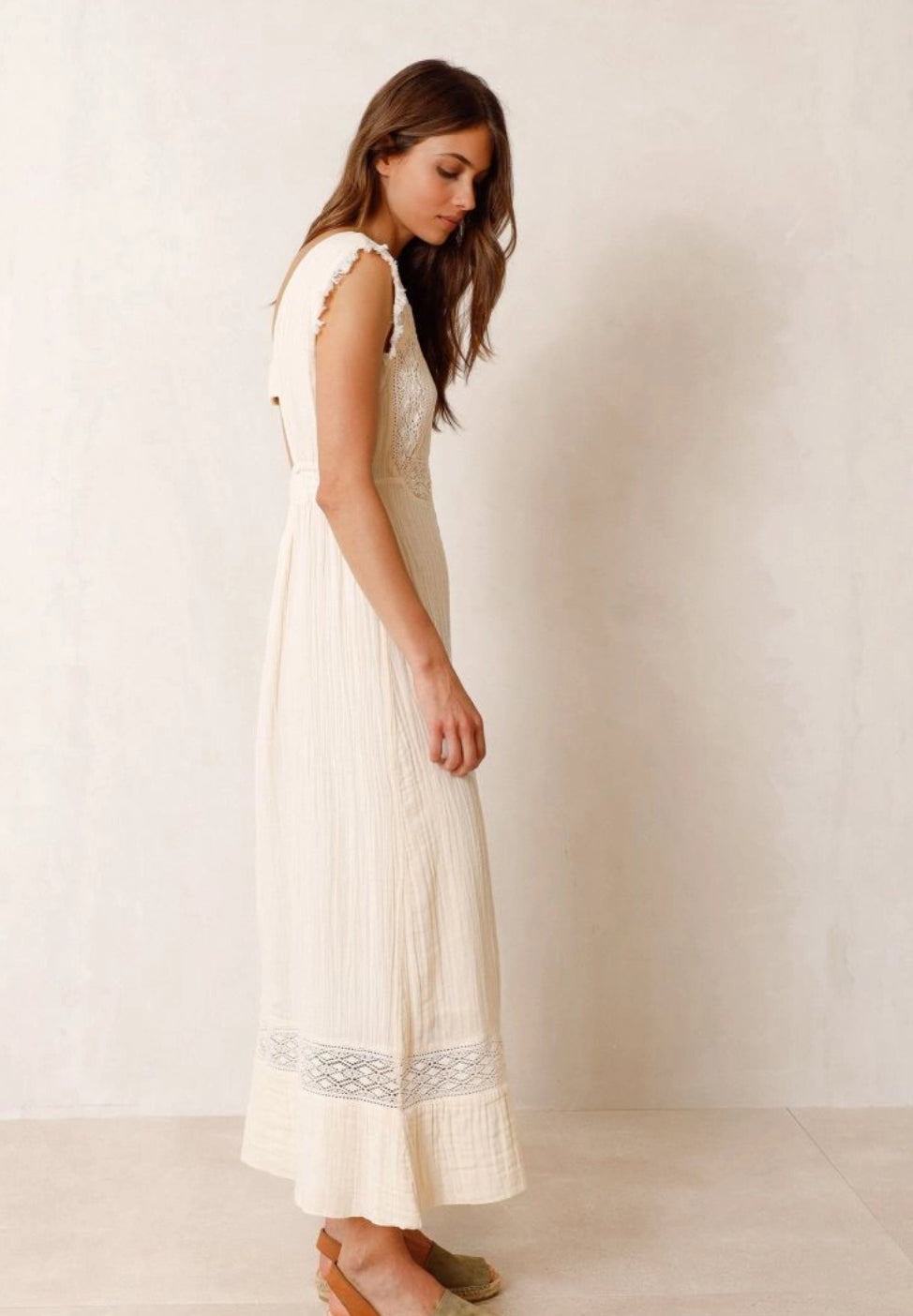 Boho Ecru Dress