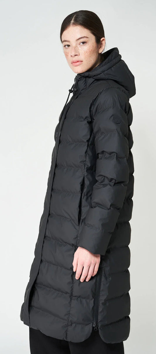 Black Puddle Rain Coat