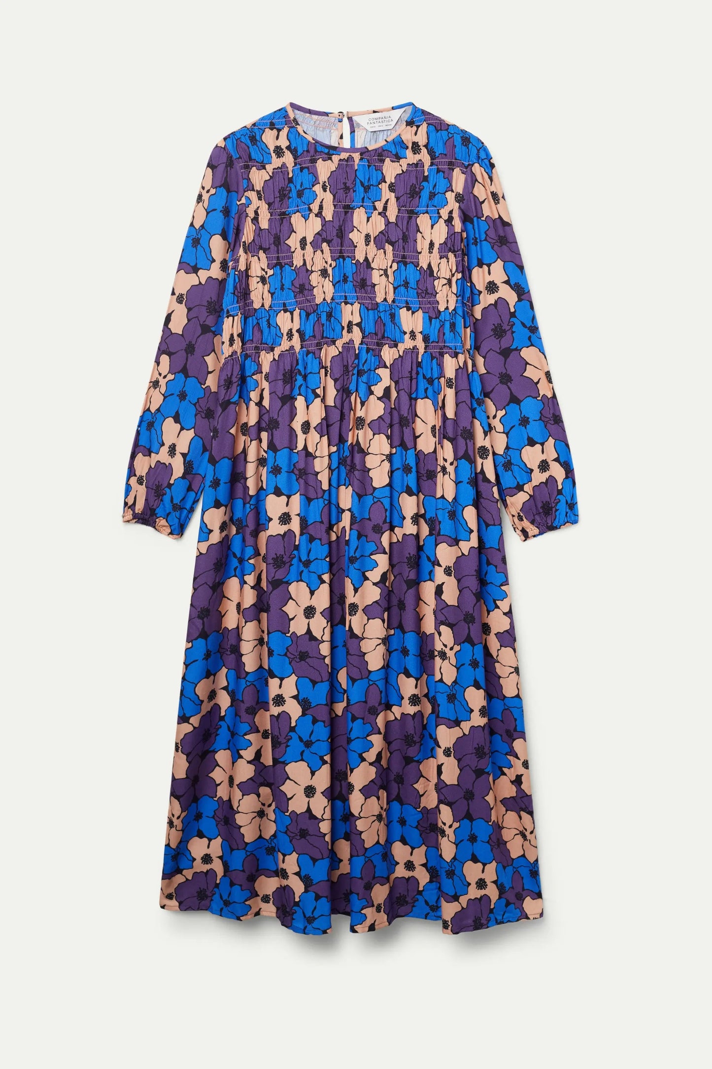 Camille Floral Print Long Dress