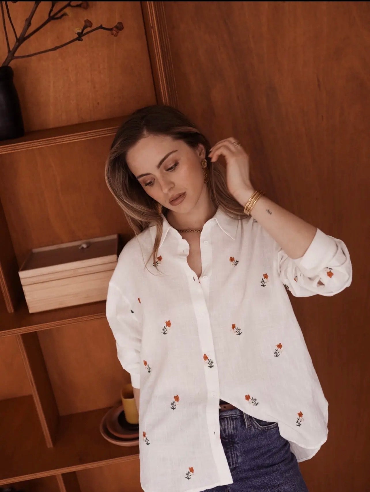 Floral Button Blouse