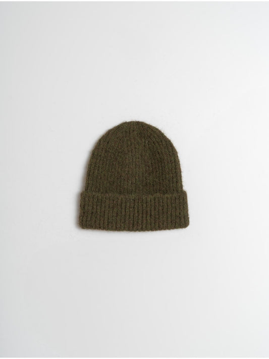 Knitted Green Beanie