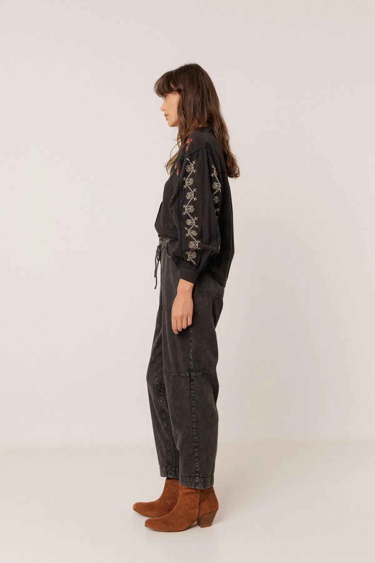 Voluminous Embroidered Shirt
