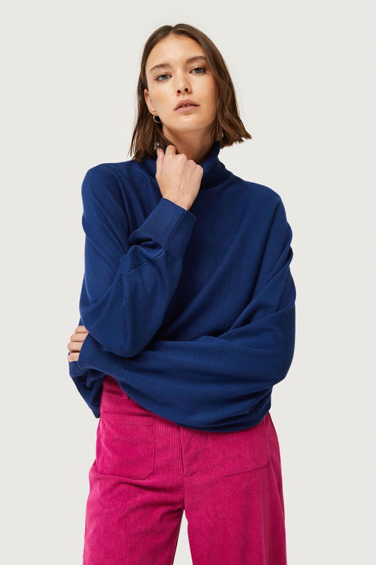 Blue Knitted Sweater