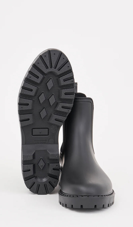 Black Druppel Rain Boots