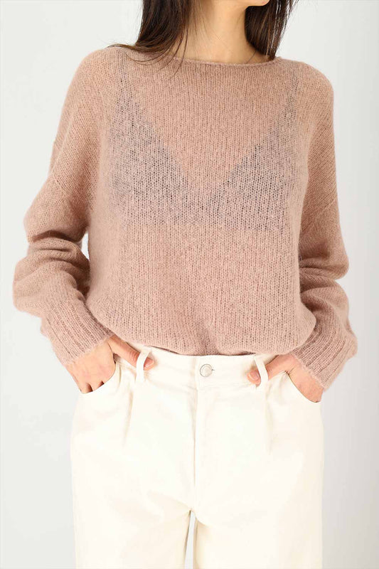 Soft Pink Sheer Jumper