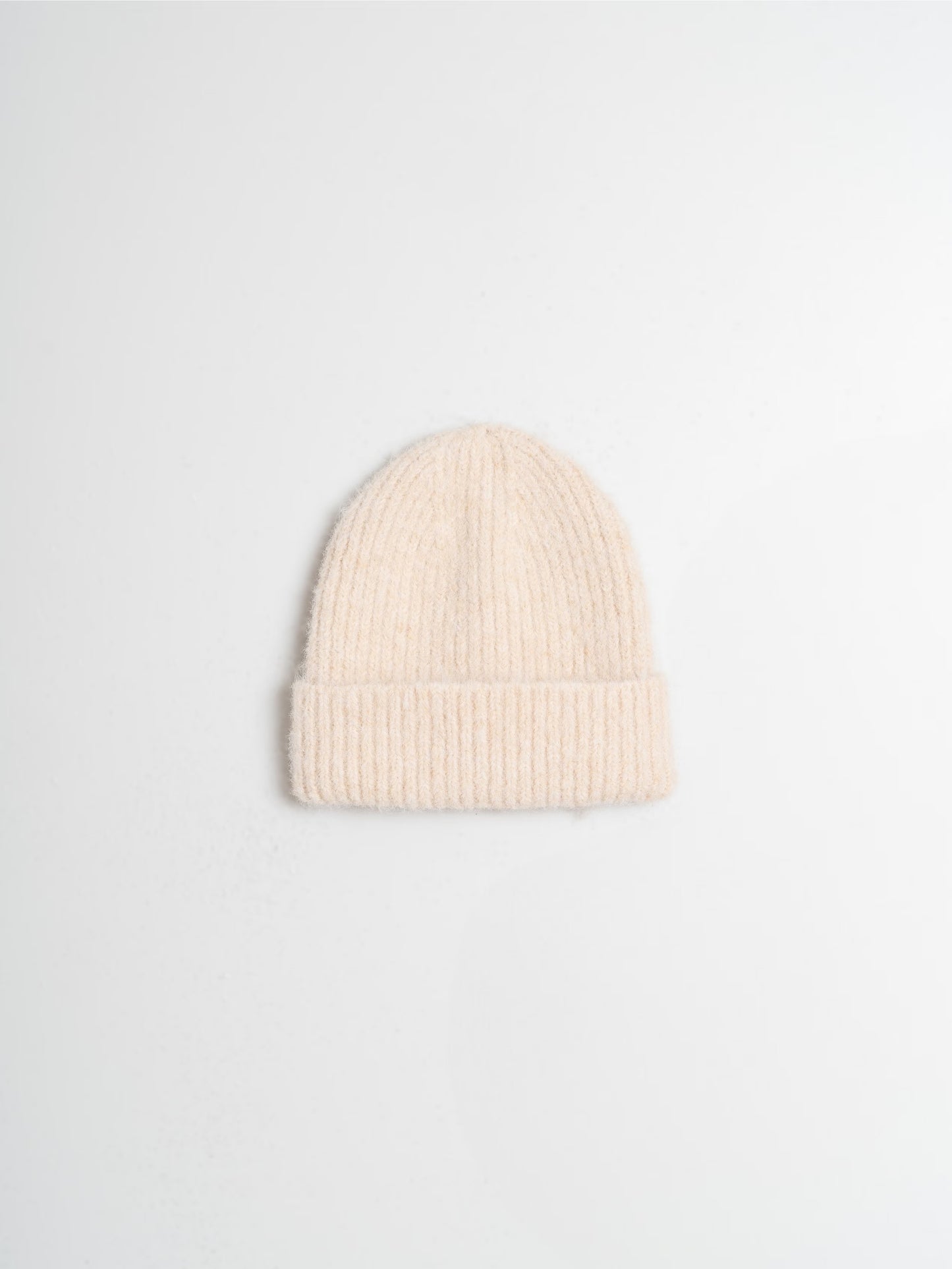 Knitted Beige Beanie