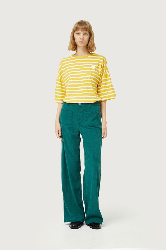 Green Corduary Pants