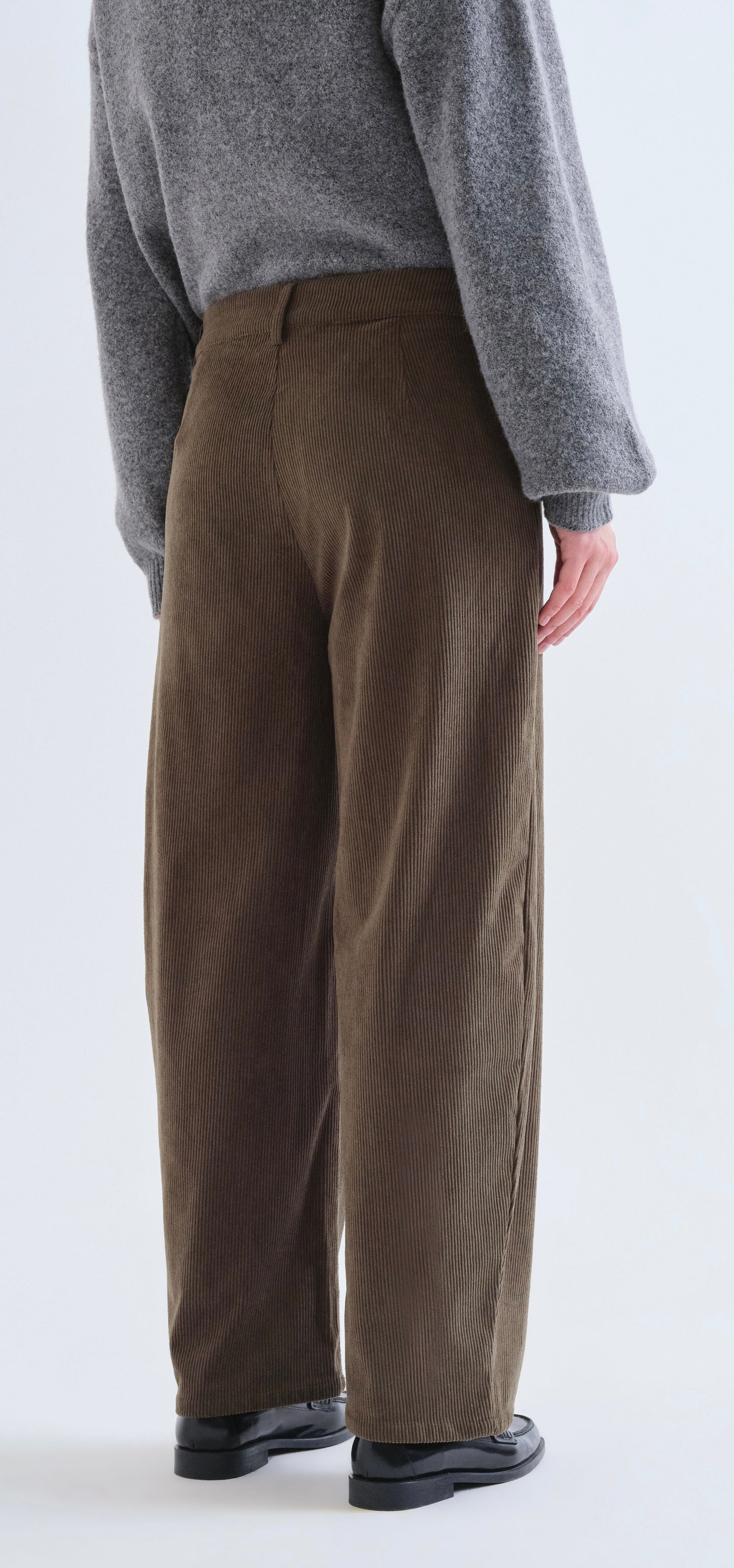 Dark Brown Corduroy Trousers