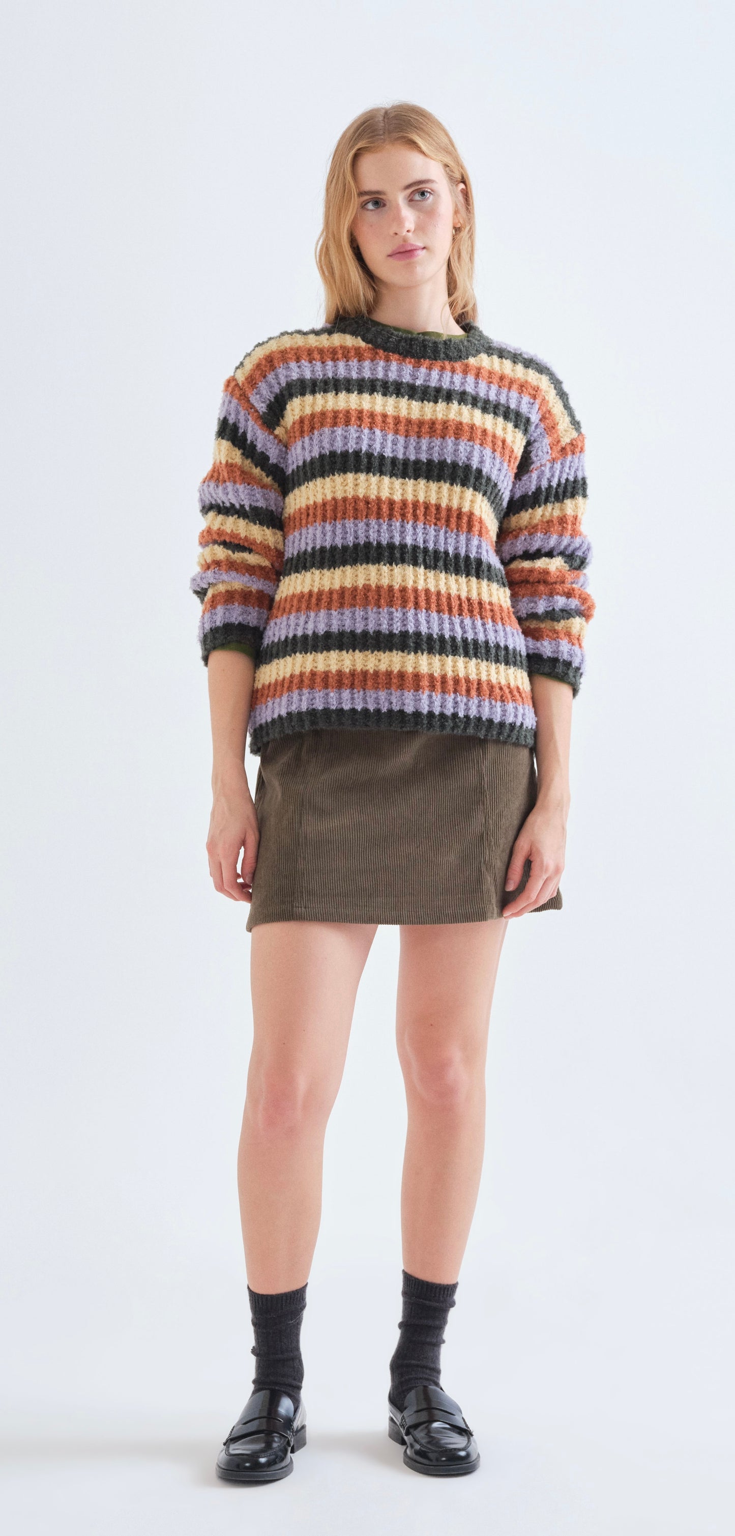 Multicolour Striped Sweater