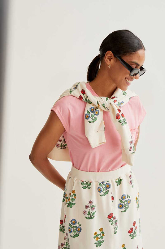 Basic T-shirt 100% Pink Cotton