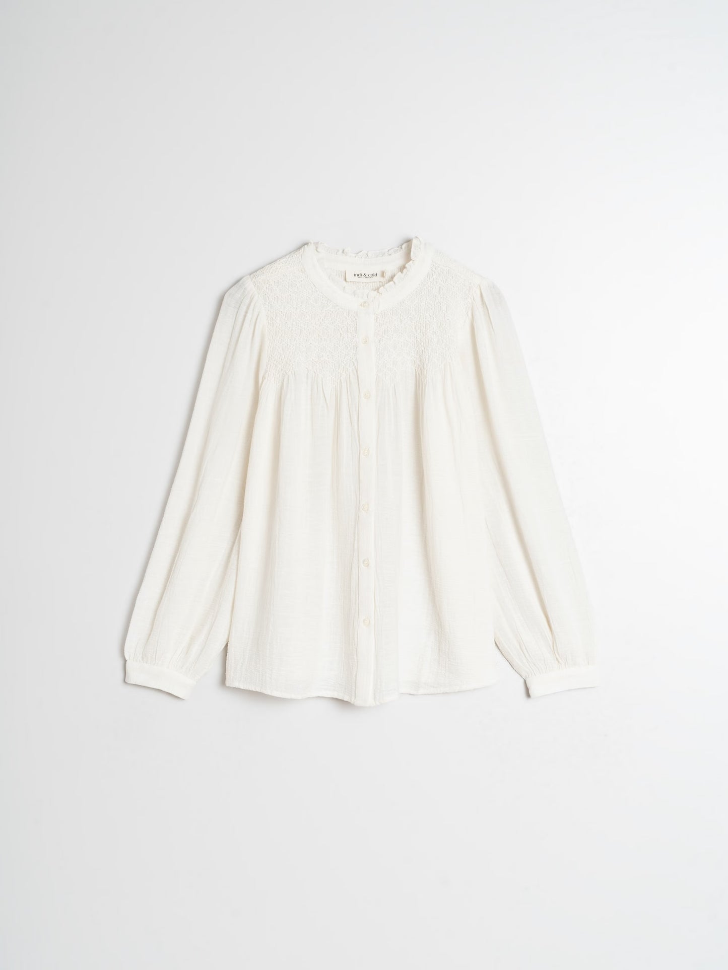 Smock Embroidered Shirt