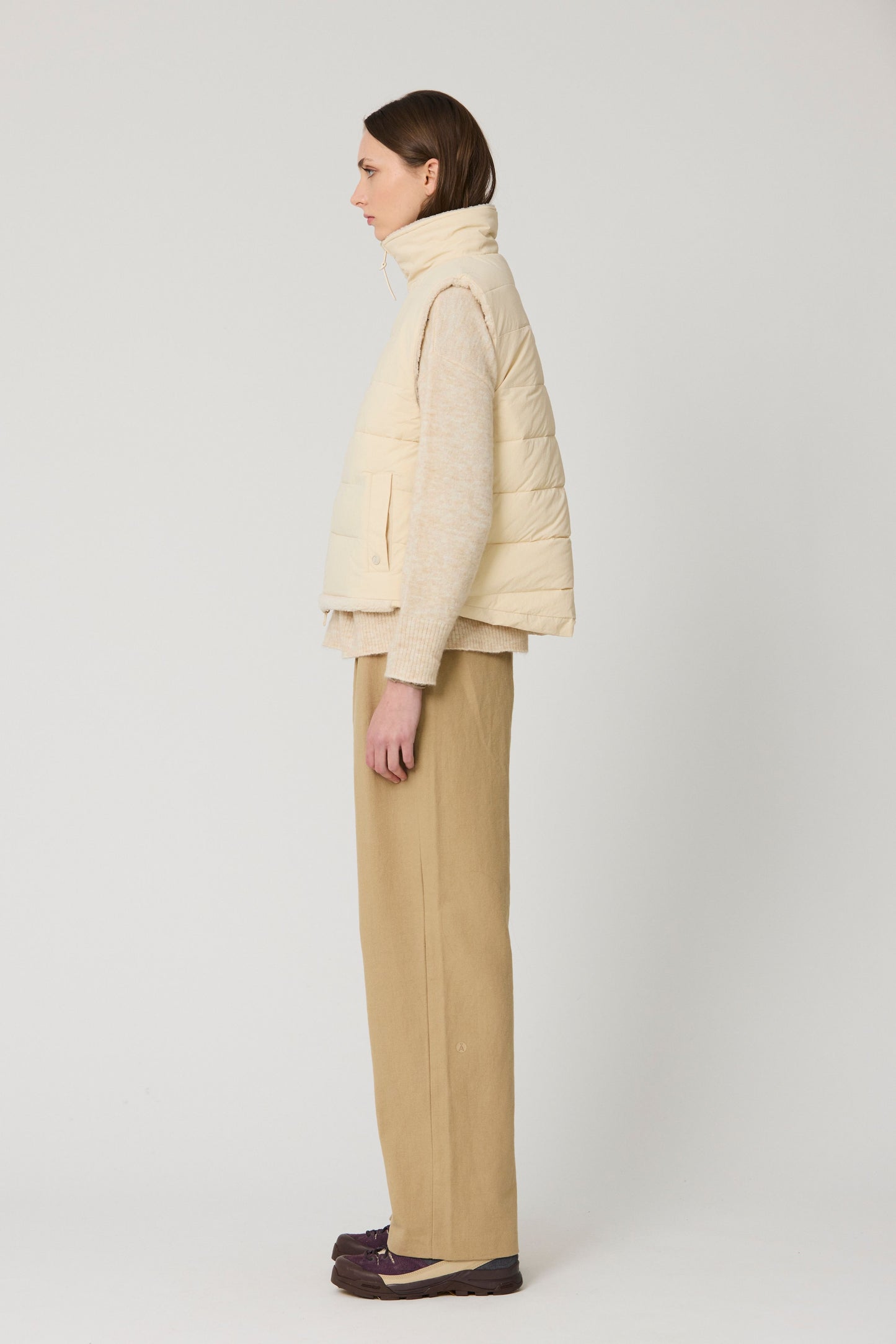Sleeveless Sandshell Jacket