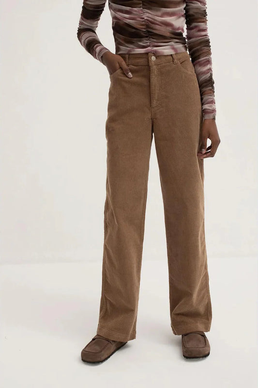 Brown Corduary Pants