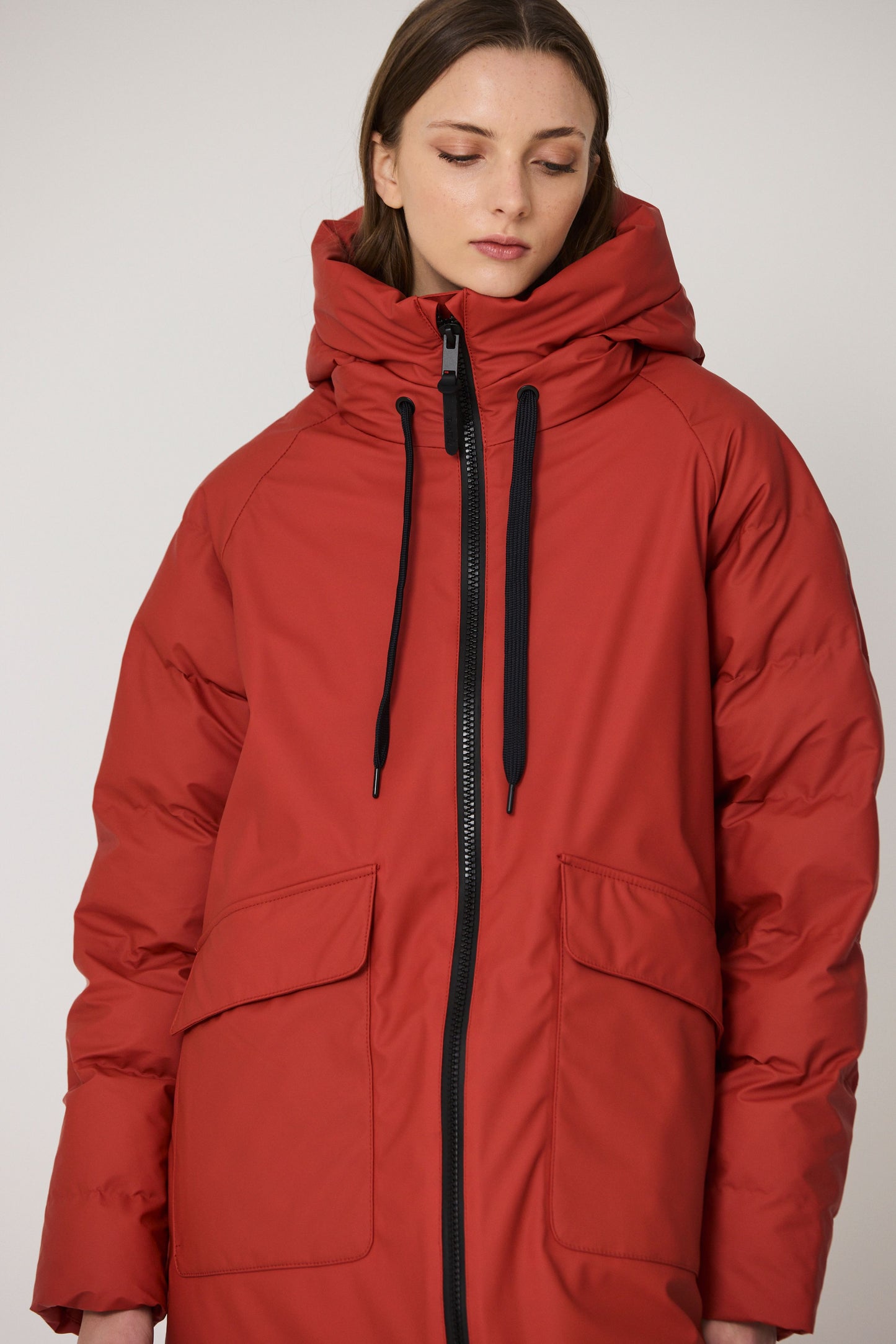 Rime Red Ochre Raincoat