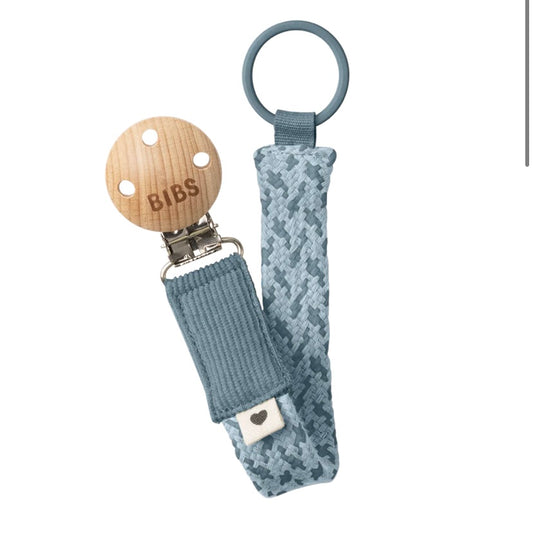 Pacifier Clip - Petrol / Baby Blue