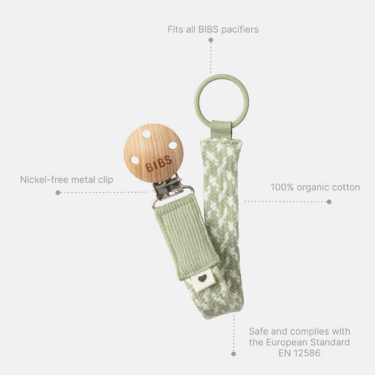 Pacifier Clip - Petrol / Baby Blue