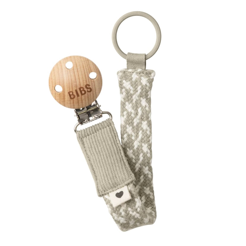 Pacifier Clip - Sand/Ivory