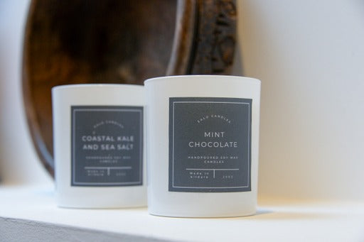 Mint chocolate Candle