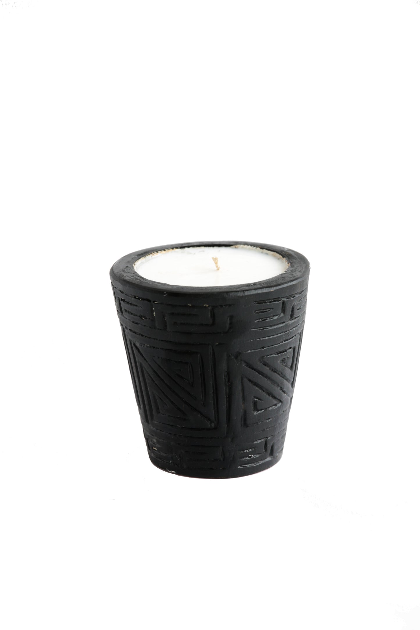 BLACK WOODEN CANDLE