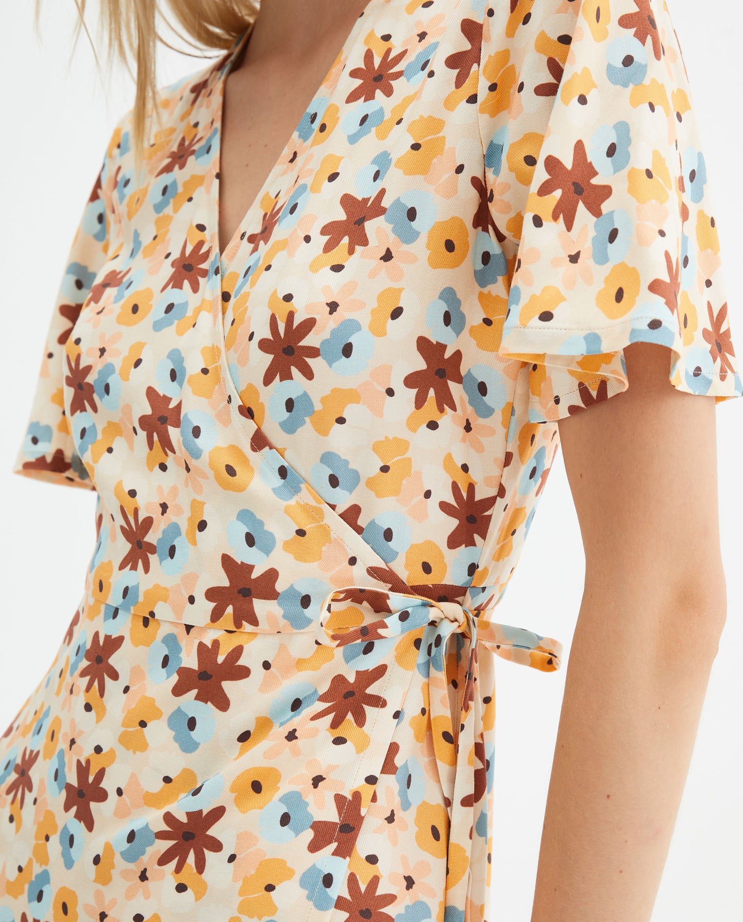 Floral Wrap Dress