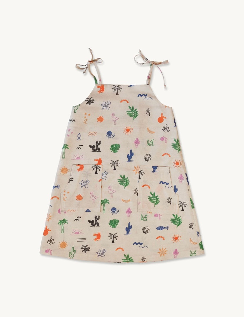 Linen Safari Dress