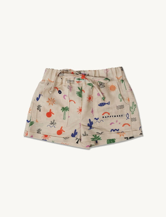 Linen Safari Shorts
